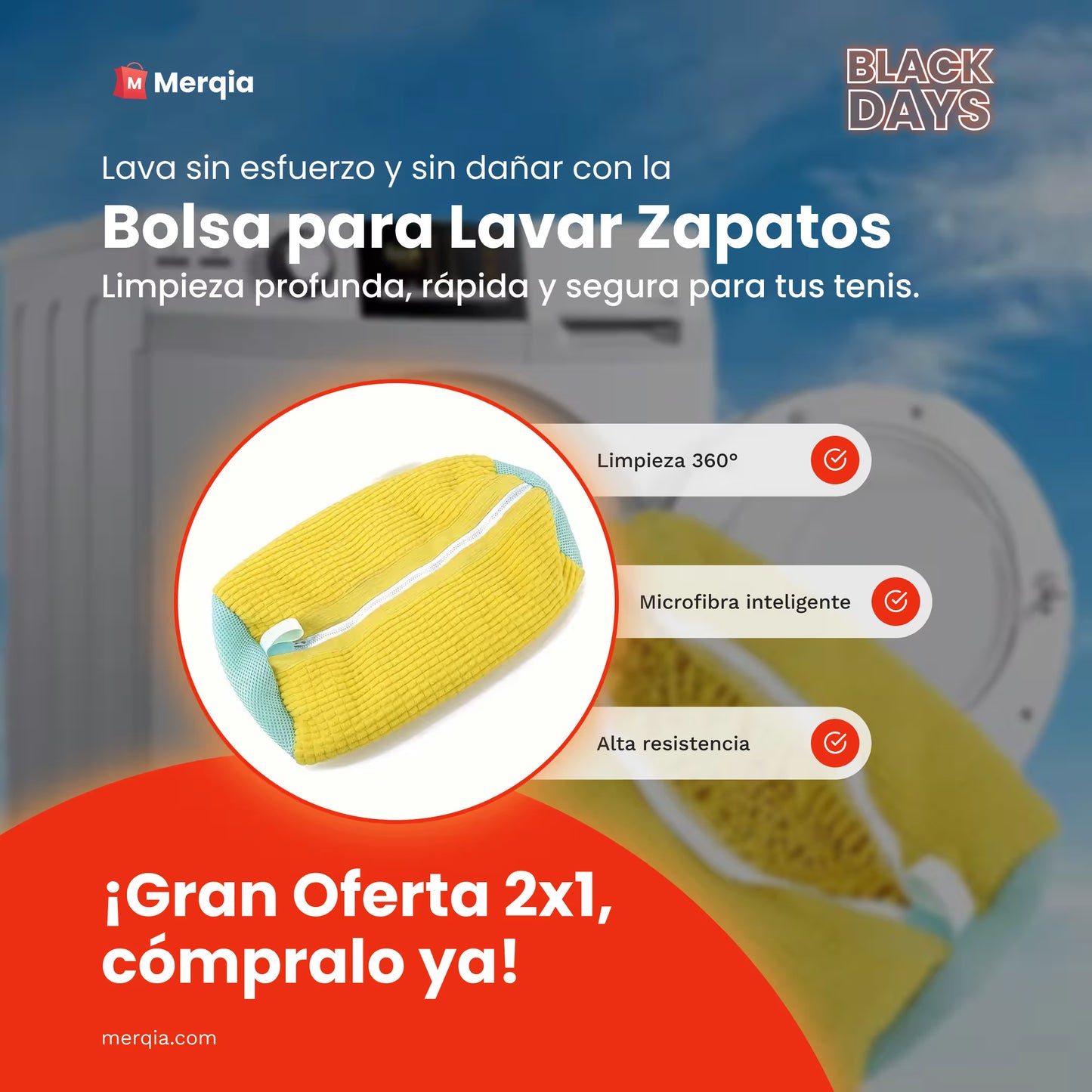 Bolsa Para Lavar Zapatos 2x1